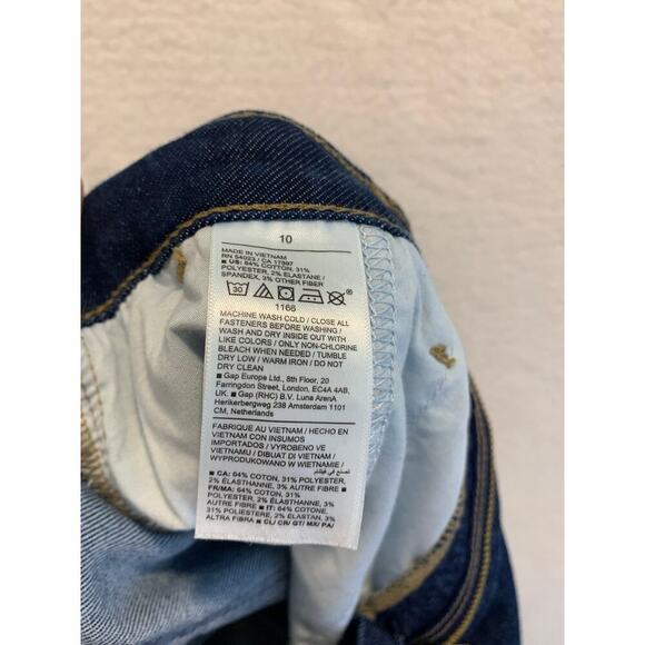 Old Navy Extra High Rise Flare Jeans Size 10 Boho Hippie Dark Wash 70s Style - Picture 7 of 7